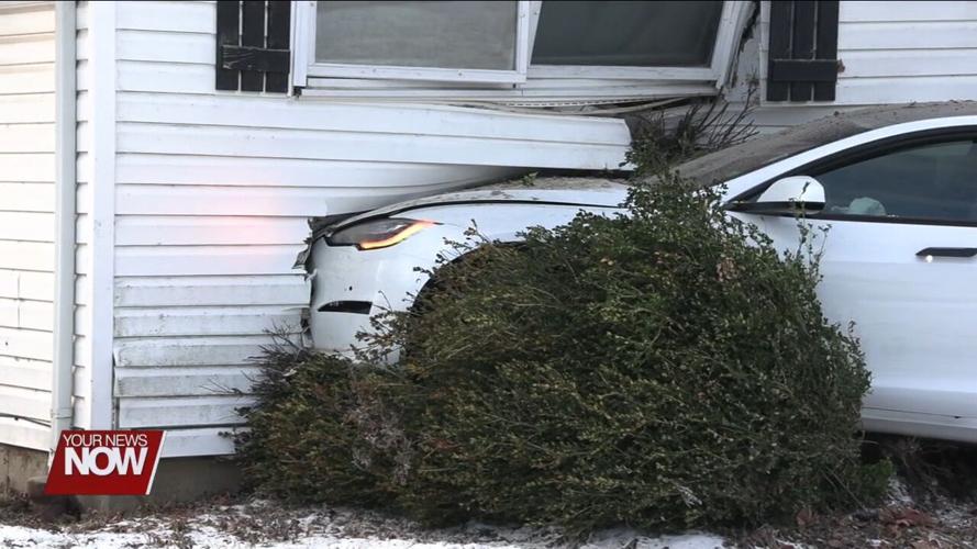 Driver OK after crashing vehicle into a home on Ft. Amanda Road