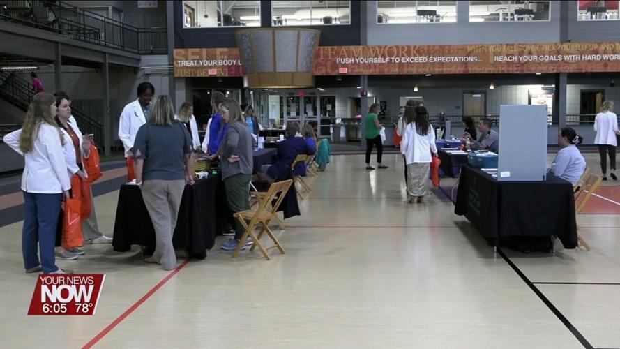 Students and community members take part in University of Findlay's annual Health and Wellness Fair