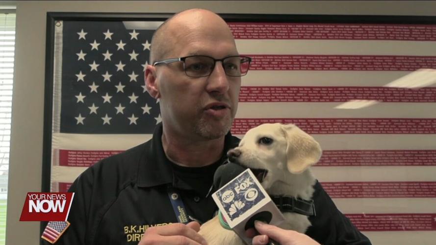 Support dog helps Putnam County first responders cope with stress of job
