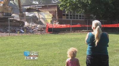 Gomer Elementary School begins demolition