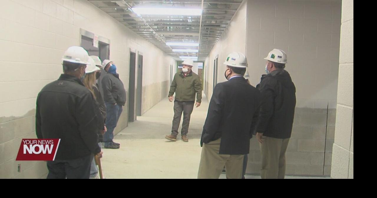Elida Board of Education tours new elementary school construction
