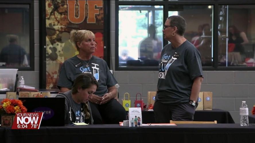 Students and community members take part in University of Findlay's annual Health and Wellness Fair