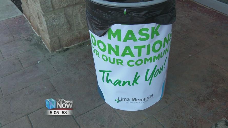 Lima Memorial asking for donations of homemade face masks, drop box provided