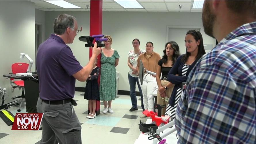Lima Young Professionals tour OSU Lima's Engineering Education and Manufacturing Center at Ford