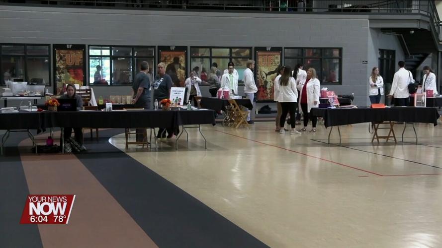 Students and community members take part in University of Findlay's annual Health and Wellness Fair