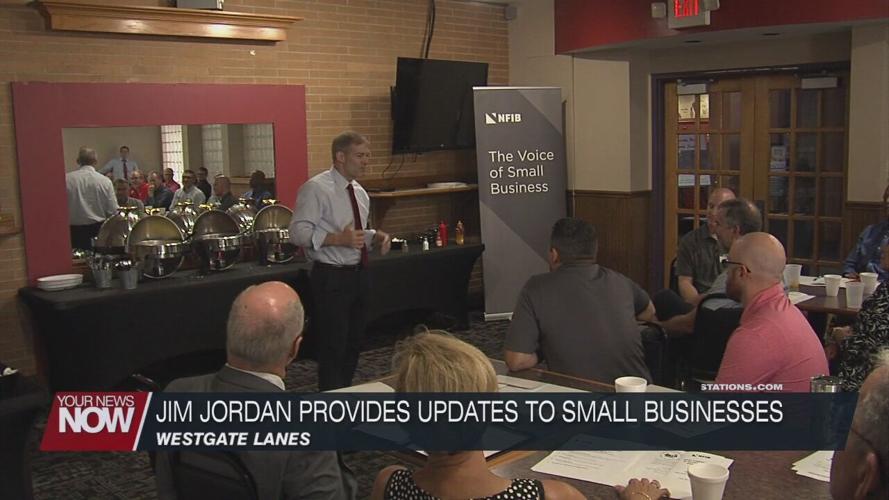 Jim Jordan appears in Lima on Thursday to connect with small business owners