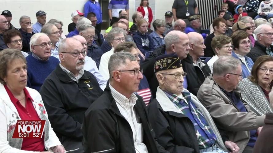 Congressman Bob Latta speaks at Veterans Day event at Miller City New ...