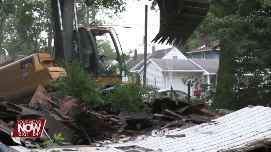 City of Lima's "Better Together Plan" officially begins demolition on the first of many dilapidated structures