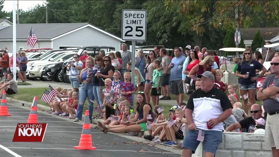 Hundreds of bikers ride into Fort Jennings to kick off "Fort Fest"