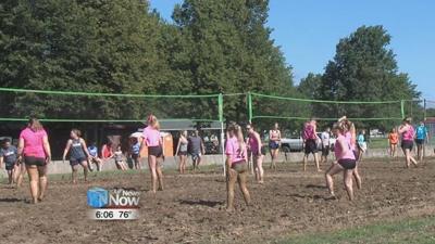 Mud volleyball tournament supports Down Syndrome association