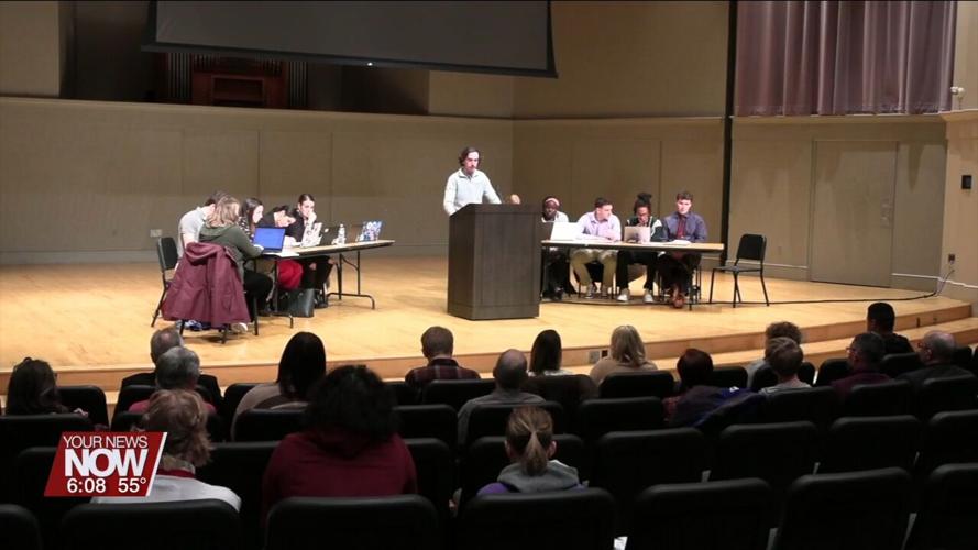 Bluffton University students learn about the art of debate