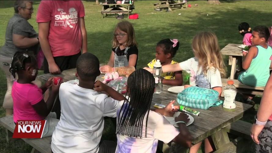 Kids in Lima Playground Program learn more about eating healthy thanks to SNAP-Ed program