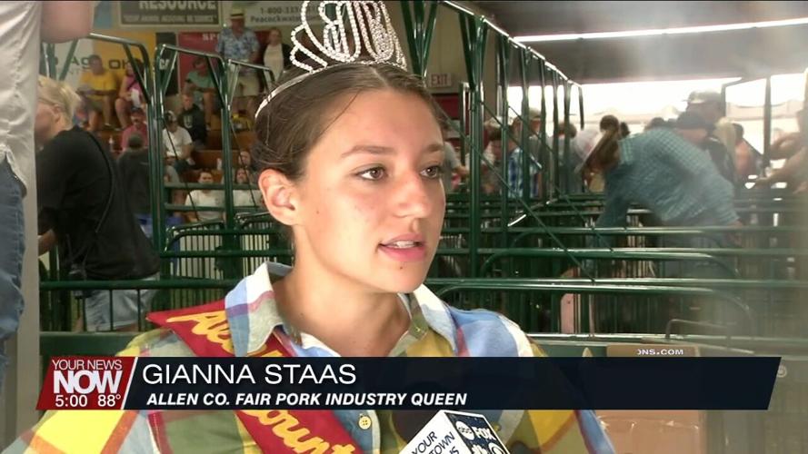 The importance of fairgoers and livestock staying cool this week at the Allen County Fair