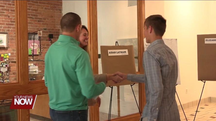 Reception celebrates youth winners of Indian Lake Our Lady of Fatima shrine redesign contest