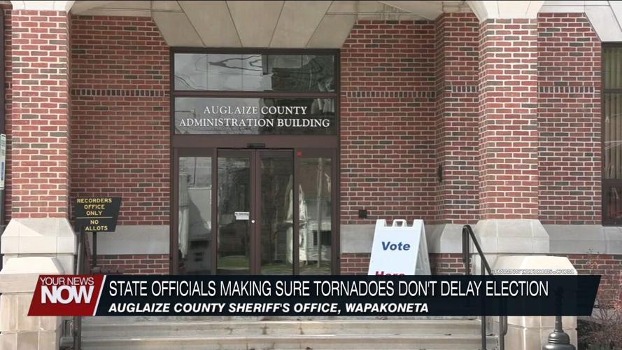 Secretary of State LaRose visits Wapakoneta to check on status of polling locations after storm