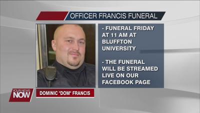 Funeral for Officer Francis to be streamed on Hometown Stations Facebook page Friday