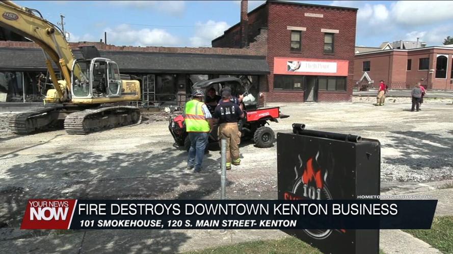 Fire destroys restaurant in downtown Kenton