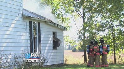 Shawnee home damaged by a two-alarm fire