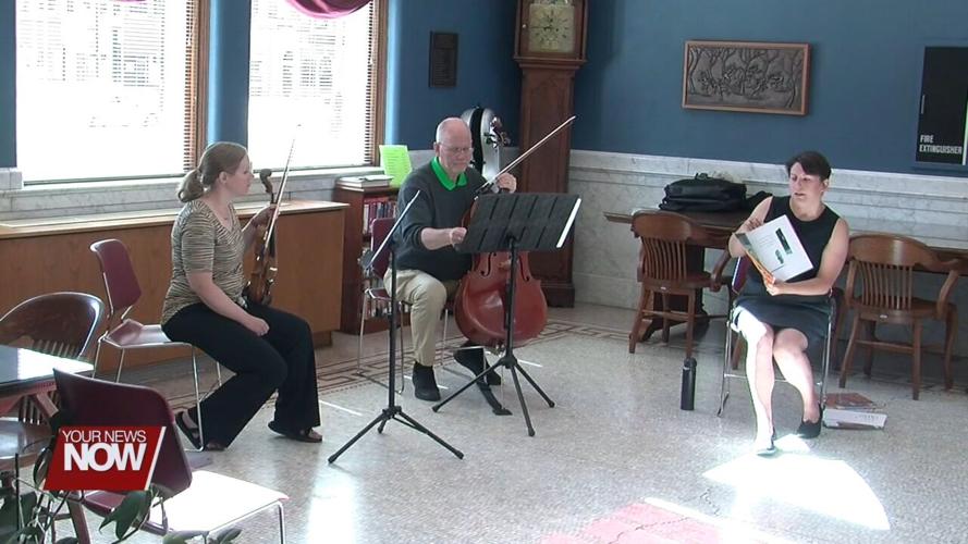 The Symphony Storytime program visits historic Brumback Library