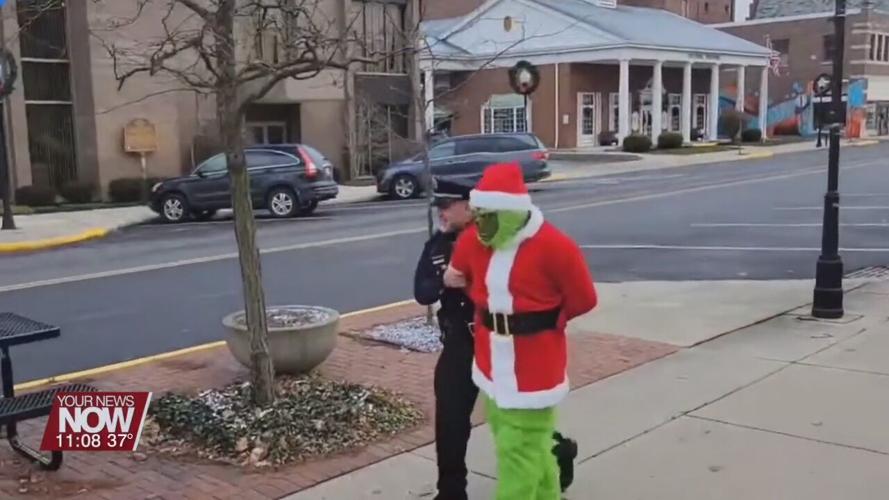 Bellefontaine Police Department arrests the Grinch and saves Christmas
