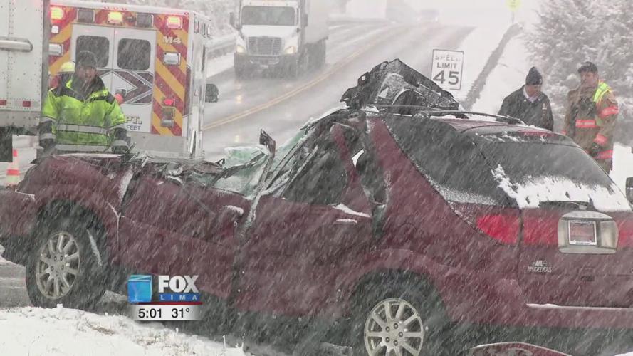 Car crashes into semi, driver and passengers sent to hospital