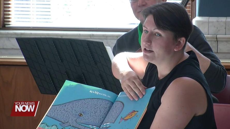 The Symphony Storytime program visits historic Brumback Library