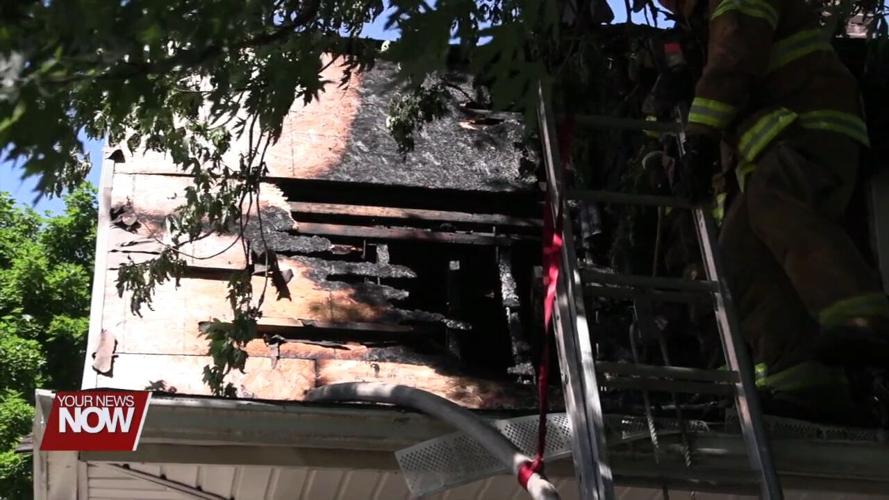House fire on W. Elm Street
