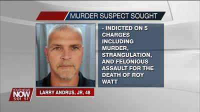 Van Wert Police looking for murder suspect Larry Andrus, Jr.