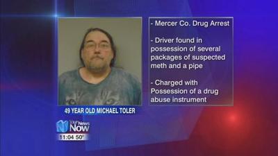 Traffic stop in Mercer County leads to drug arrest
