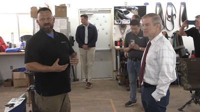 Congressman Jim Jordan sees what services Warriors Way provides for veterans