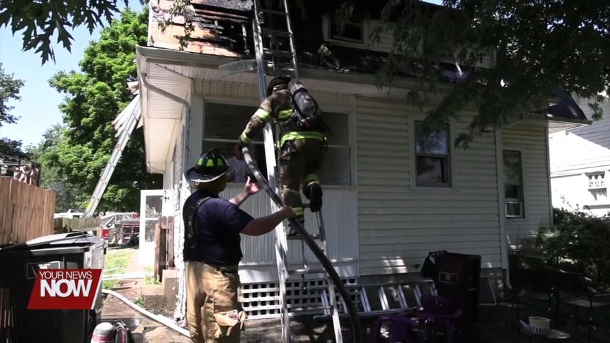 House fire on W. Elm Street