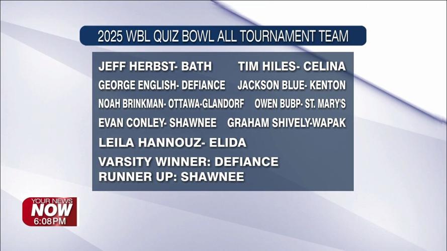 Nine area schools compete in WBL Scholastic Bowl tournament