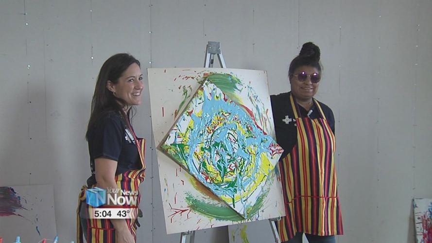 Mercy Health-St. Rita's 'goes blue' with art event