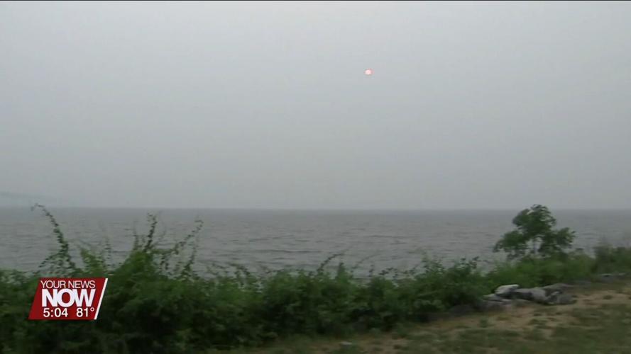 Smoke from the Canadian wildfires blows back into West Central Ohio impacting air quality