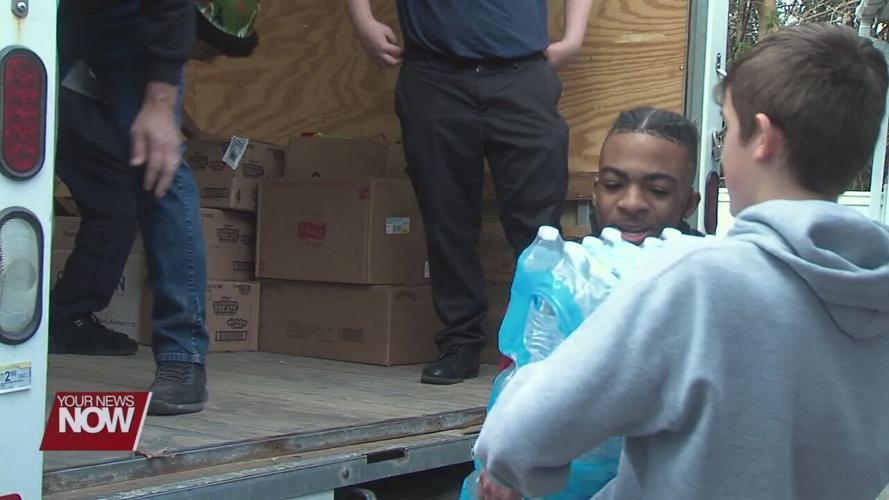 Heir Force Community School collects more than 10,000 items in Christmas Food Drive