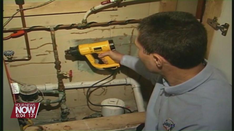 Frigid temperatures causing some residents to have frozen pipe lines