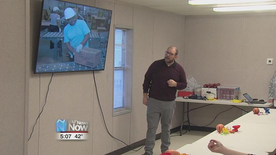 CoryRawson students learn about manufacturing careers at Bob Evans