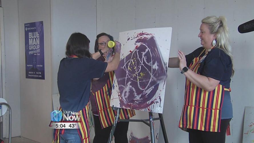 Mercy Health-St. Rita's 'goes blue' with art event