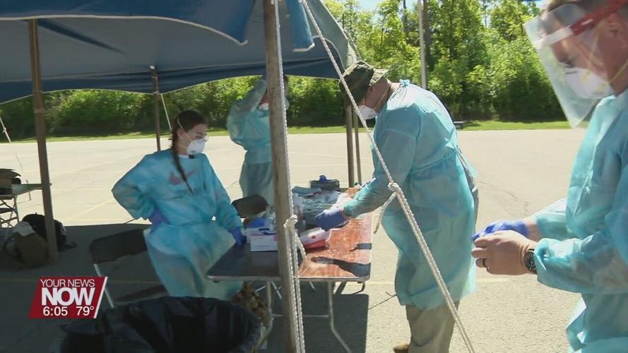 National Guard sets up free pop-up COVID-19 testing sites across the state