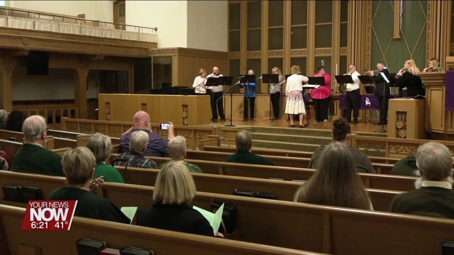 Lima Area Concert Band Flute Choir performs at Trinity United Methodist Church