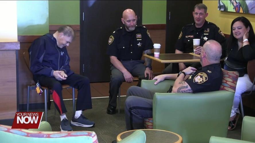 Allen County law enforcement takes part in National Coffee with a Cop Day