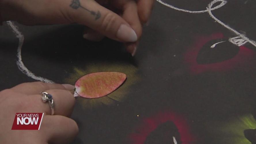 Kids get a chance to be creative over Christmas break with a holiday "ART TO GO" bag from ArtSpace/Lima