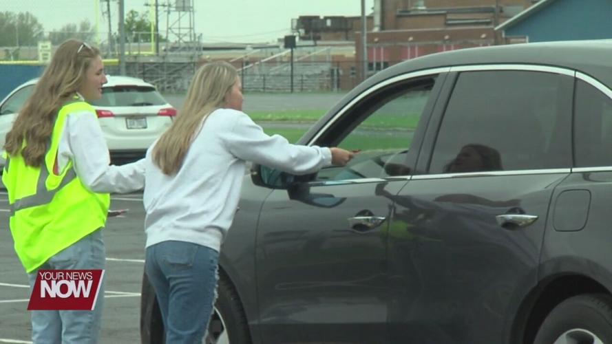 Bath High School's Interact Club holds Click It or Ticket event