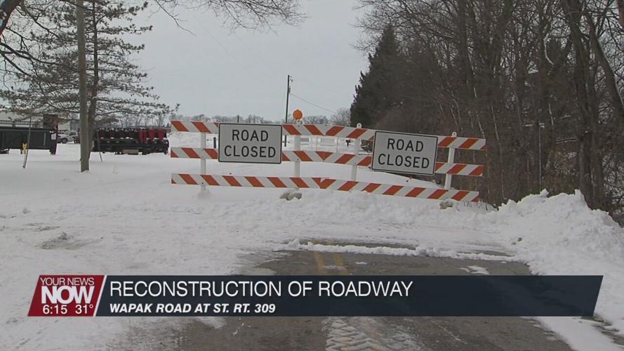 A portion Wapak Road set for reconstruction this summer