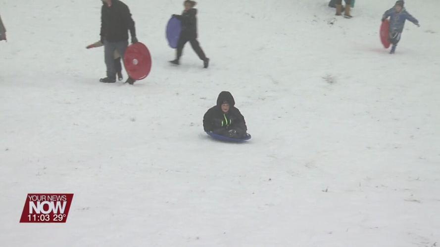 Day of snow fun at Faurot Park