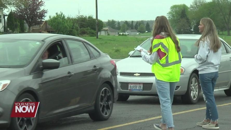 Bath High School's Interact Club holds Click It or Ticket event