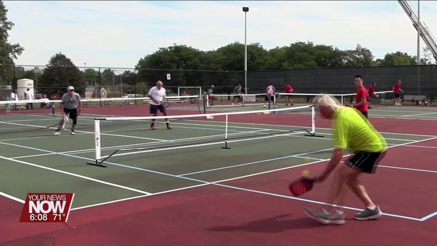 Dozens compete for good causes in the Allen County Pickleball Tournament