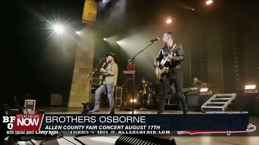 Brothers Osborne and Corey Kent will be performing at the 2024 Allen County Fair
