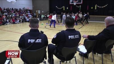 Lima students show appreciation for local law enforcement during special assembly