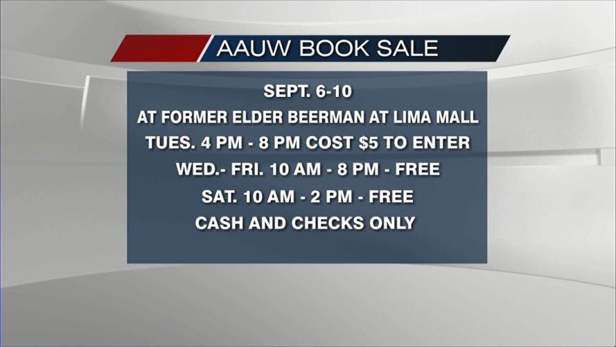 AAUW Book Sale starts September 6th